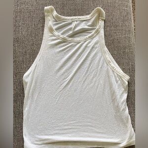 3/$15 Active USA Off-White Tank Top